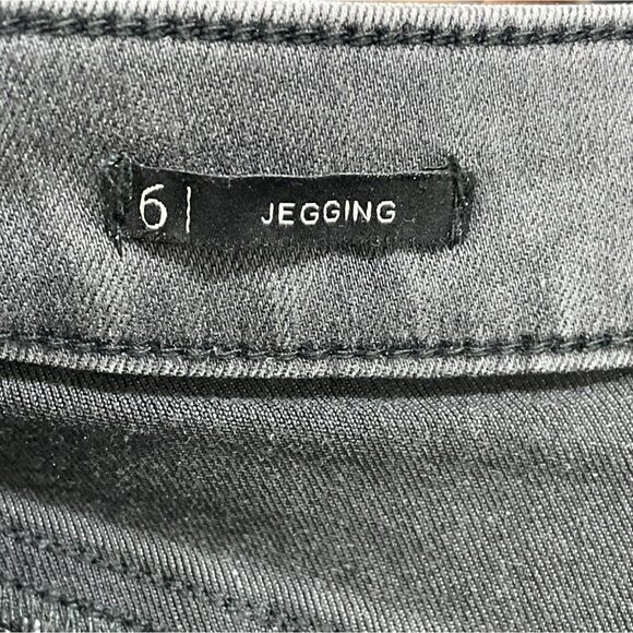 Talbots Womens Gray Mid-Rise Stretch Denim Jeggings Sz 6 - New - Picture 8 of 11